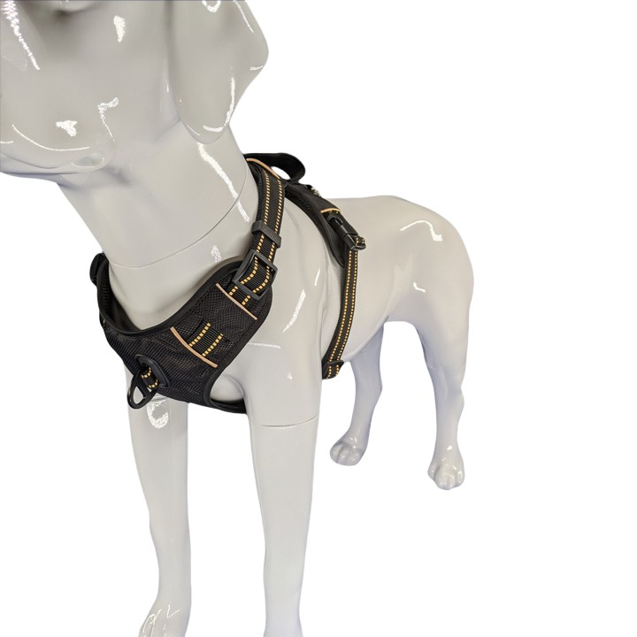Reflective dog harness